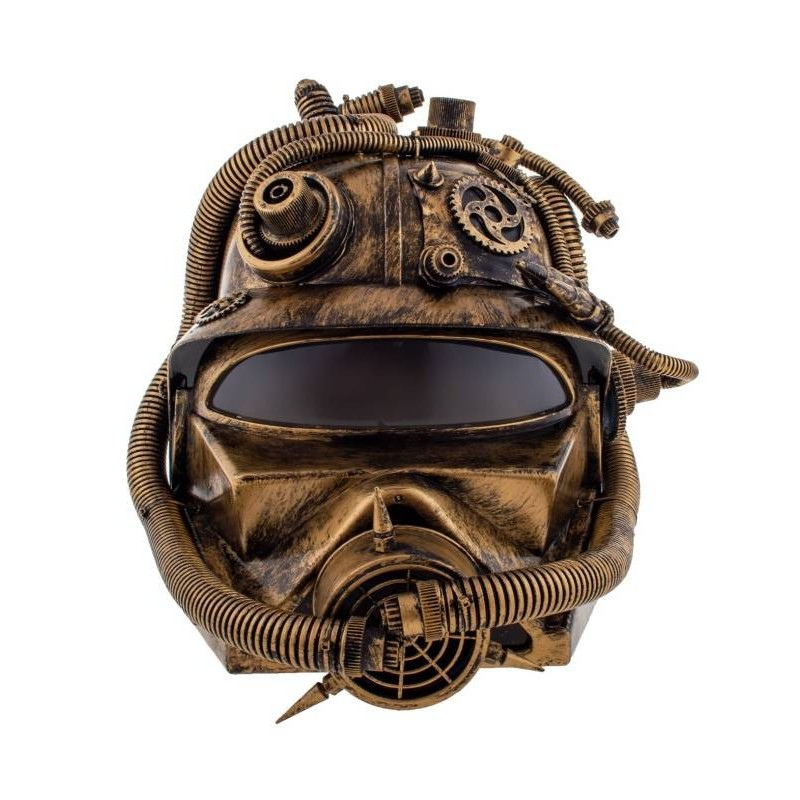 Casque Steampunk bronze 
