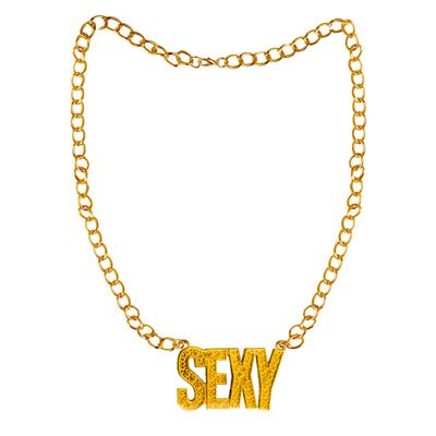 [FUN53391] Goldene Kette 'Sexy'