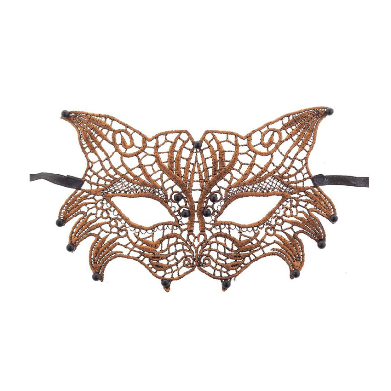 [FUN61922] Masque loup Steampunk bronze