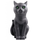 Décoration chat noir 30 cm avec son et mouvement