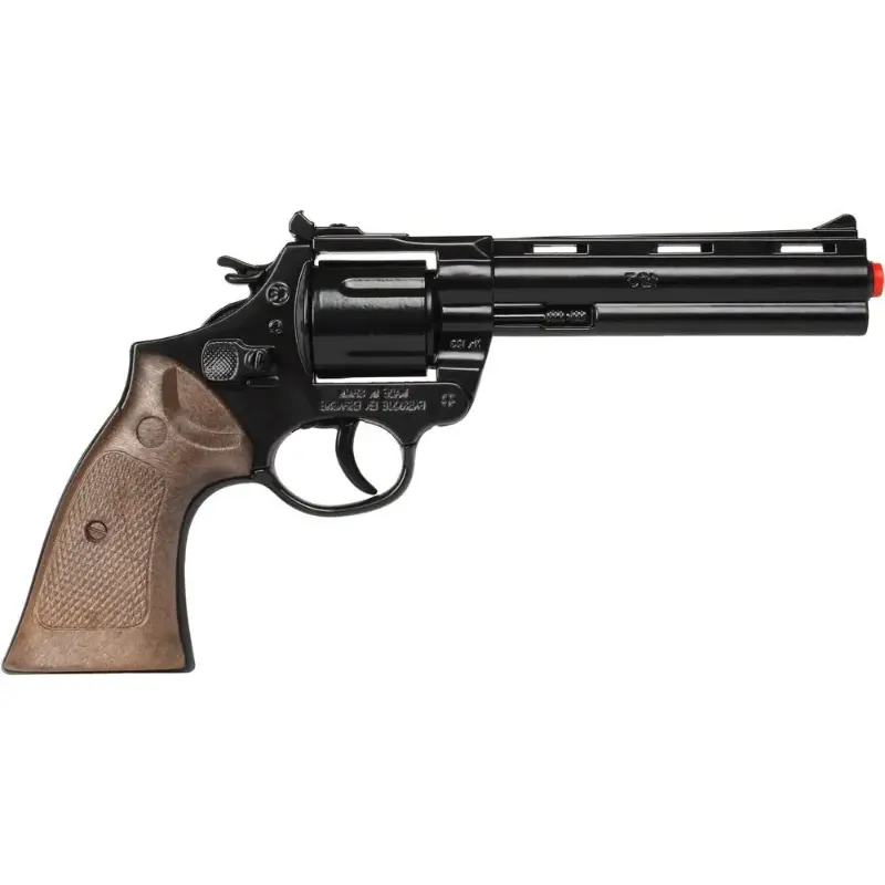 [GON3123/6] Polizei-Revolver 12 Schuss aus Metall