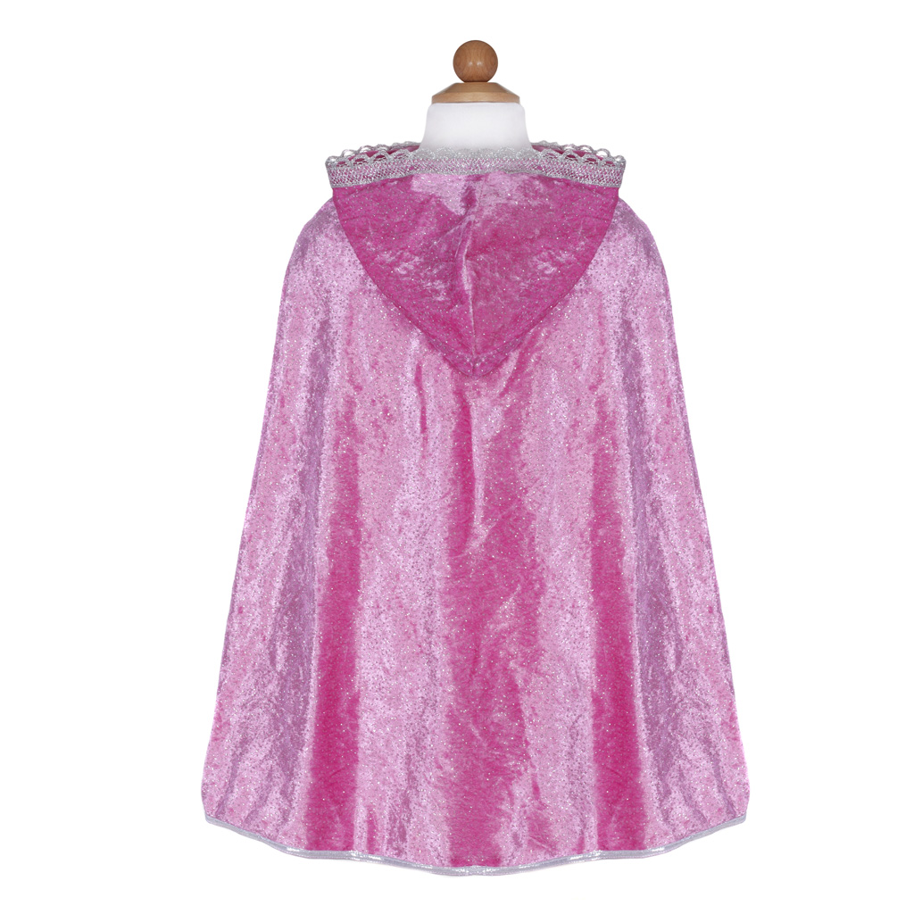 [GRE50225] Cape Rose Paillettes 5-7 ans