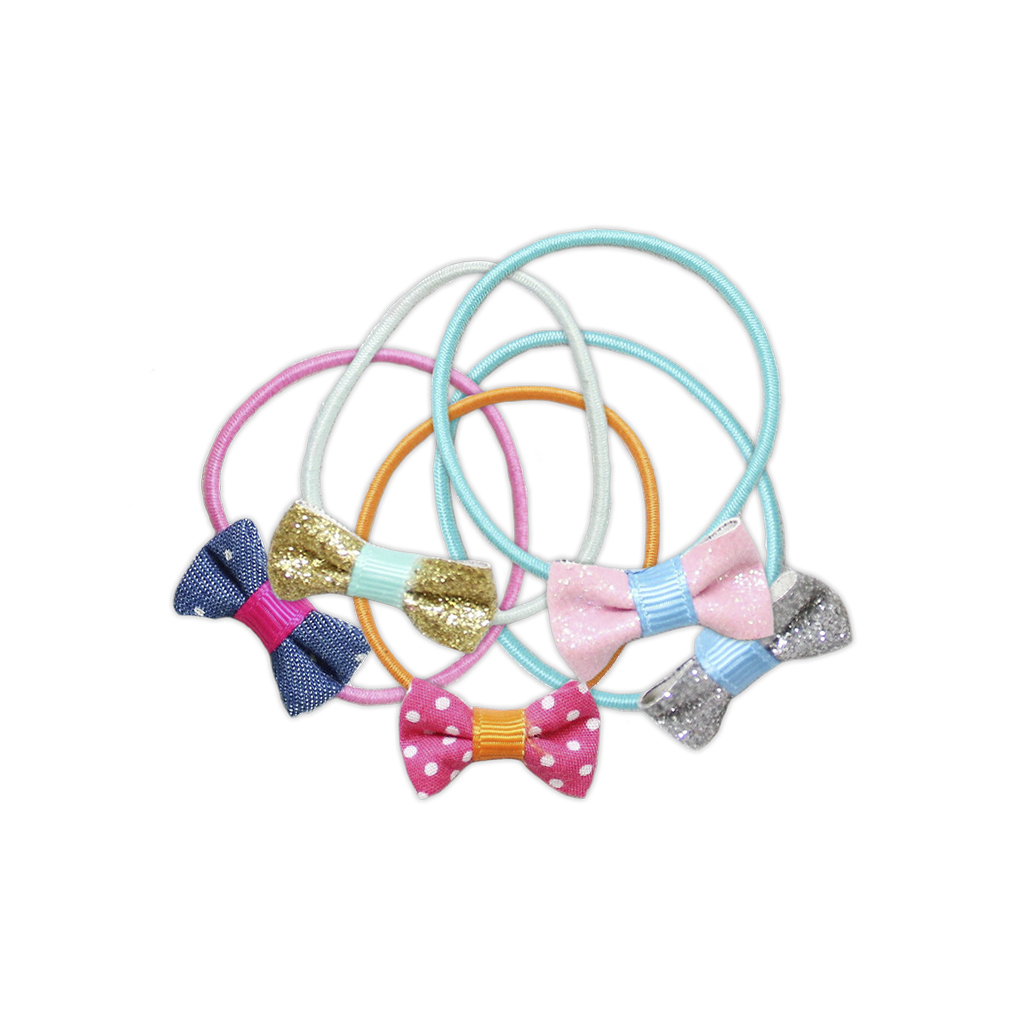 [GRE88764] Elastiques à cheveux - Fashion Fab, 5 pcs