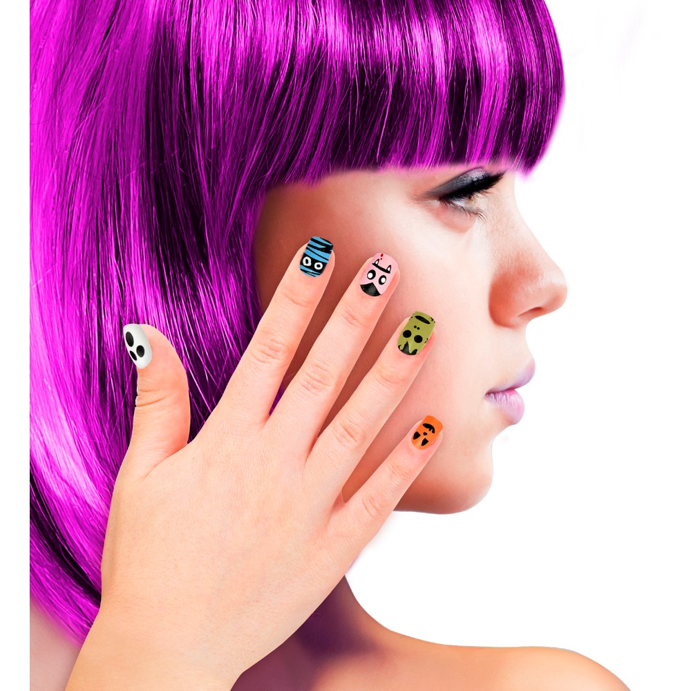 [WID05340] Set de 12 ongles collection Halloween