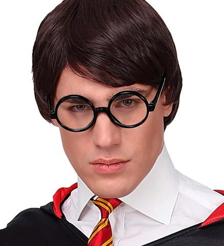 [WID08173] Runde schwarze Brille