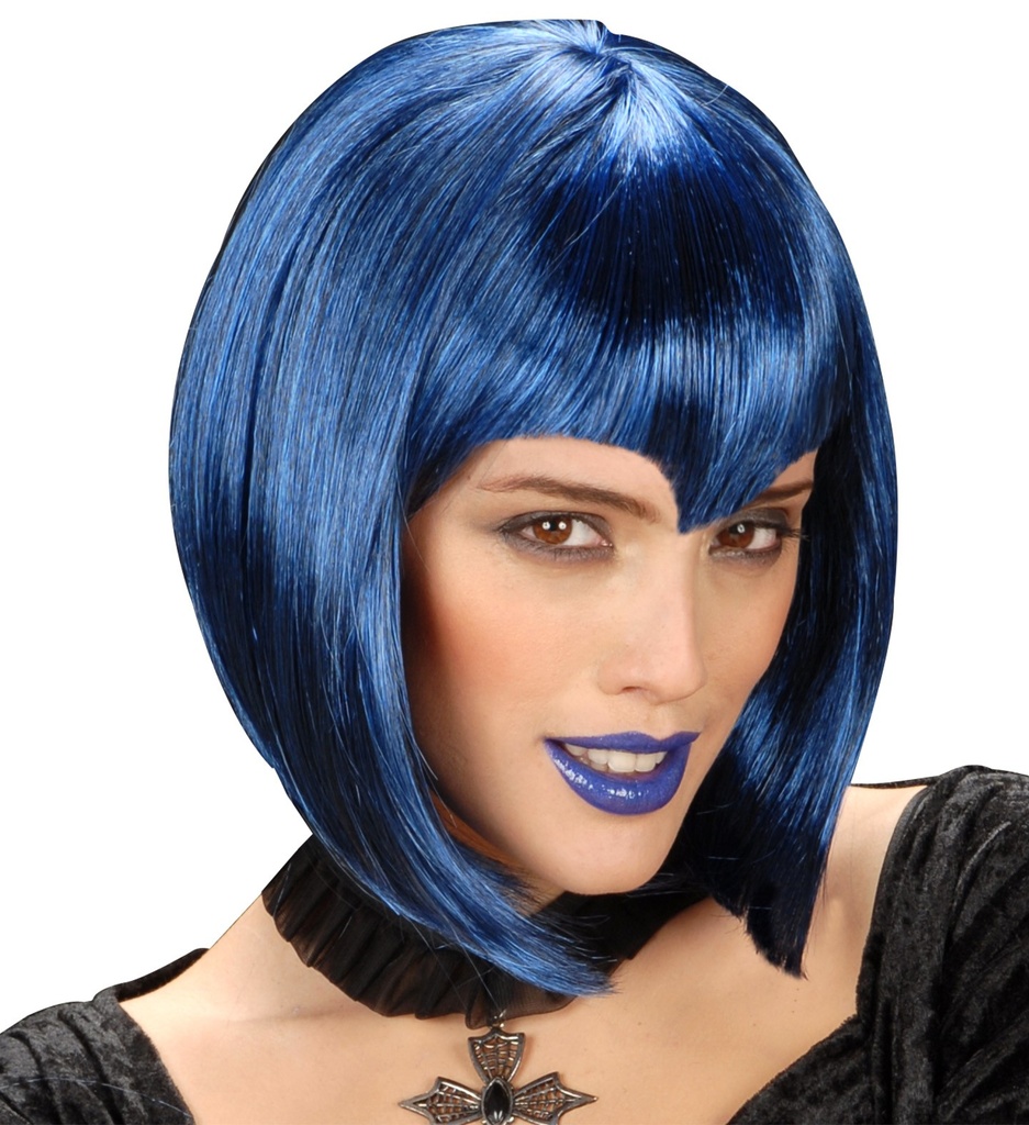 Perruque Gothique Bleue