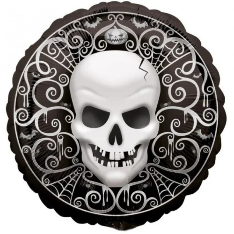 Ballon tête de mort 46 cm