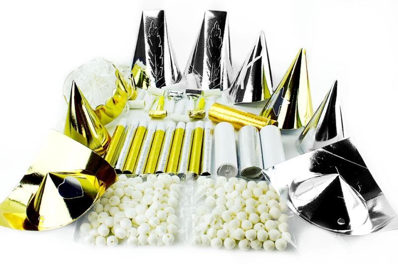 Sachet de Cotillons Or et Argent