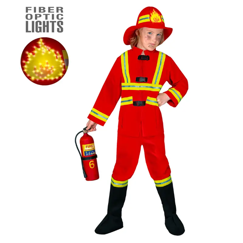[WID55708] Feuerwehrmann-Kostüm für Jungen - 11/13 Jahre