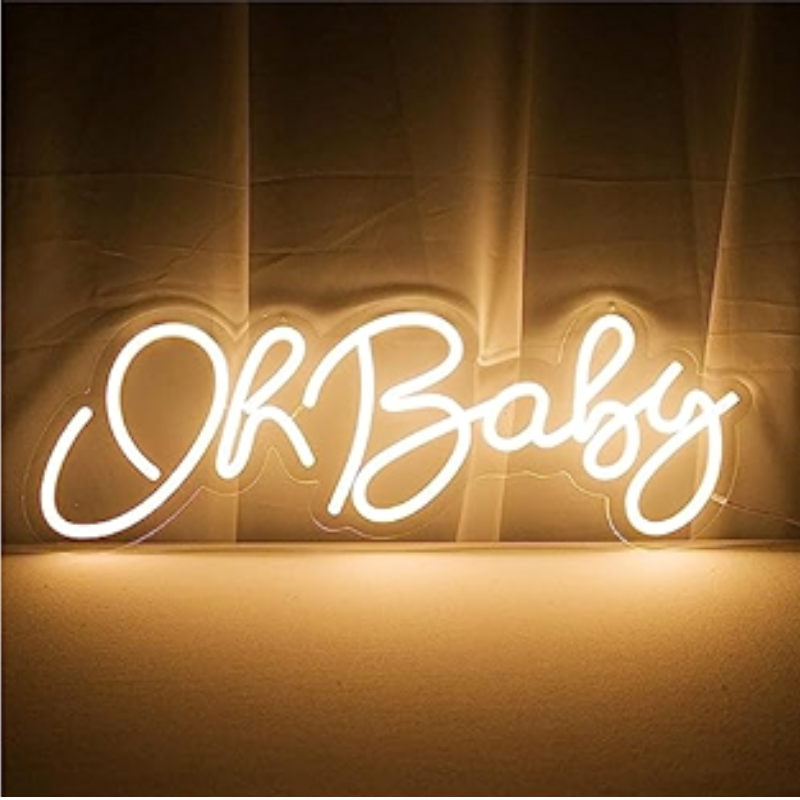 [LOCNEONBABY] Hire - "Oh Baby" neon sign