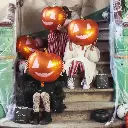 Ballon citrouille 40 x 40 cm