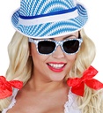 Lunettes Bavaroises bleu et blanc