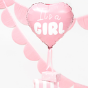 Ballon Alu Coeur "It's a Girl" 45 cm