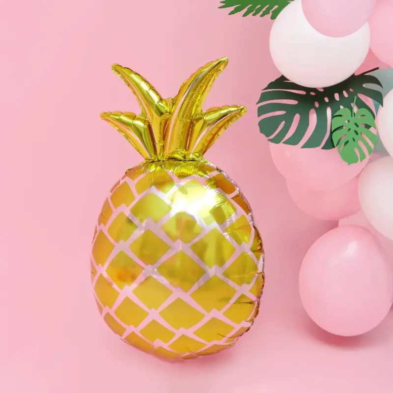 Ballon Alu Ananas Or 