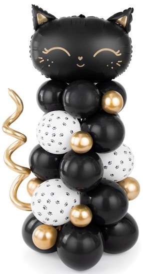 Kit bouquet de ballons Chat noir DIY