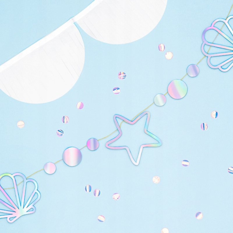 [PARGL14-017] Garland mermaid, iridescent - 1,65 m
