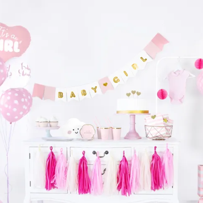 [PARGRL60] Garland "Baby Girl" 160 cm