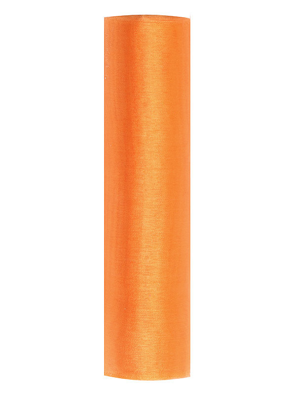 [PARORP16-005] Rouleau d'organza orange 16cm x 9m