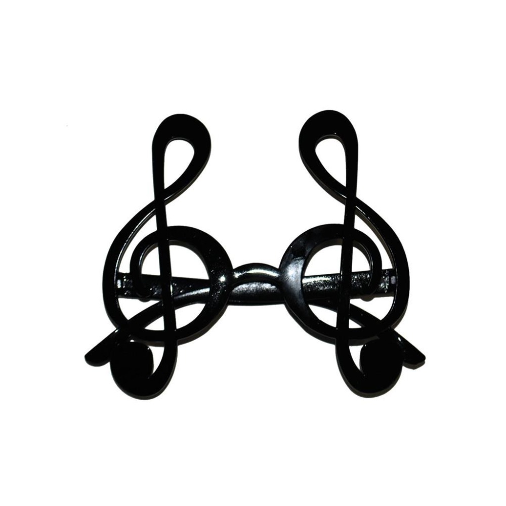 [FUN60908] Brille mit Musiknoten