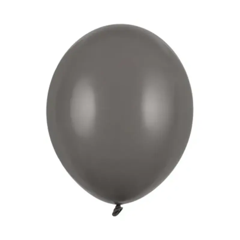 [PARSB14P-091-10] 10 ballons latex 30 cm gris pastel