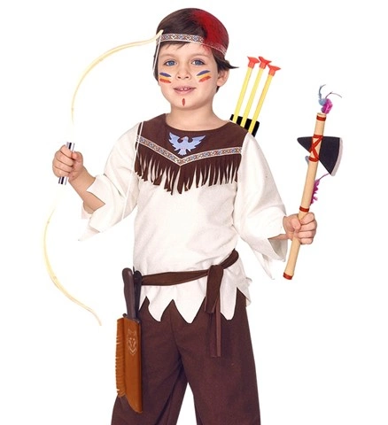 [WID6999E] Messer-Attrappe im Indianer-Stil mit Scheide