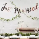 Guirlande "Just Married" rose gold