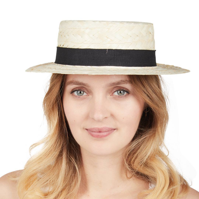 Chapeau de paille Canotier