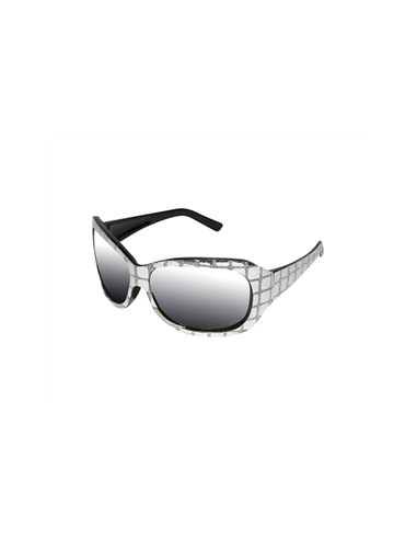 Lunettes Disco écailles argent
