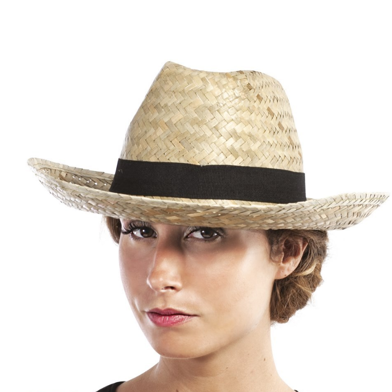 Chapeau de paille explorateur - beige - adulte