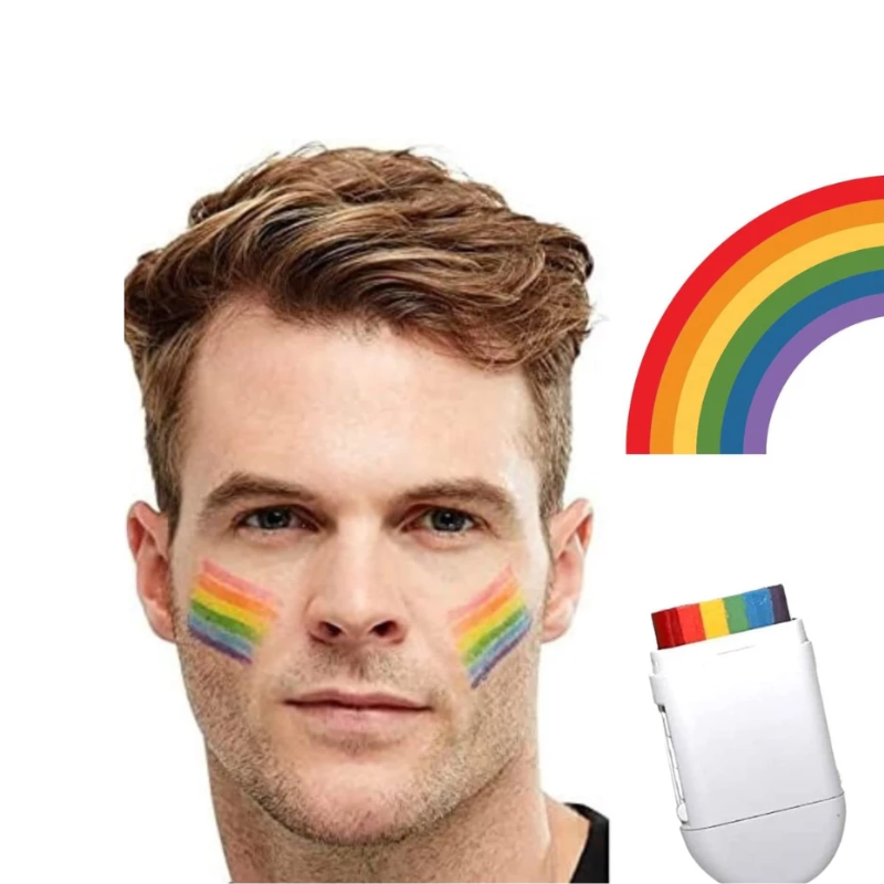 Stick maquillage arc-en-ciel