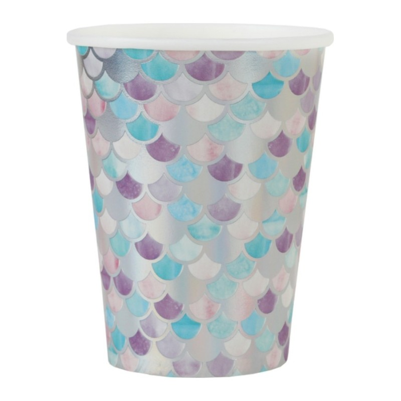 [SAN7324] 10 Mermaid Scale Cups