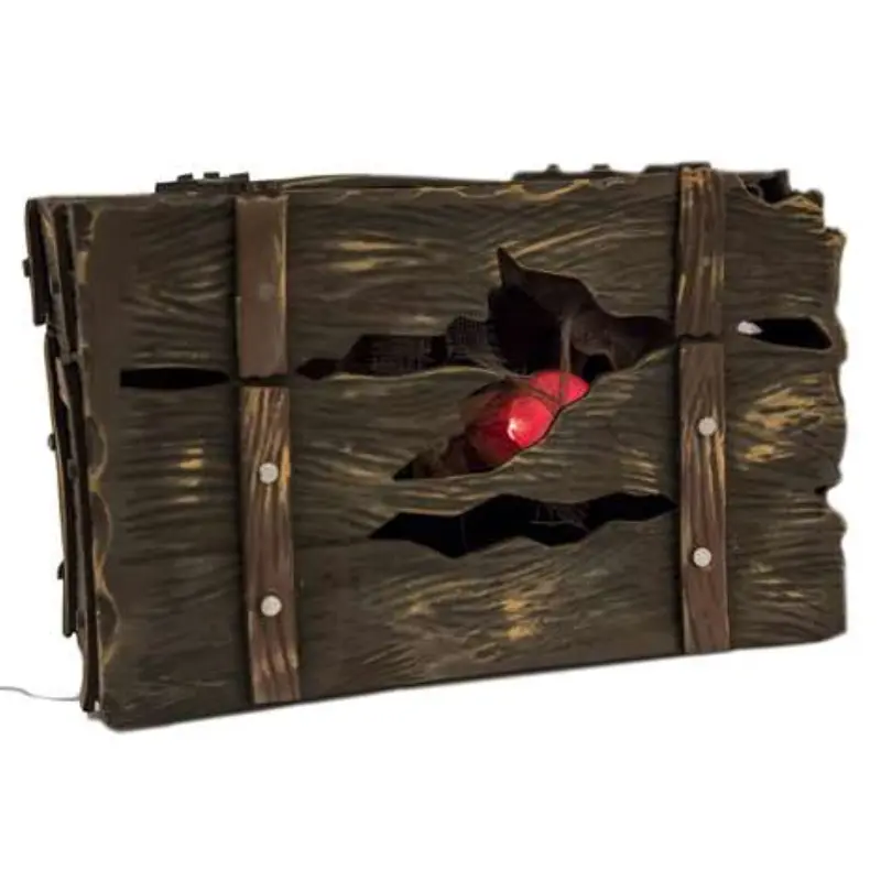 Truhe mit versteckter Kreatur - animiert mit Sound und Licht - 49x30x30 (Batterien inklusive)