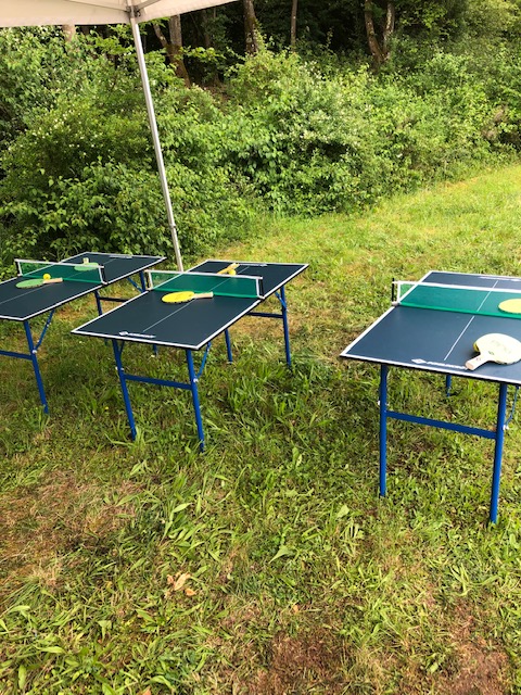 Lot de 4 mini-tables de Ping Pong