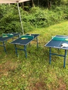 Lot de 4 mini-tables de Ping Pong