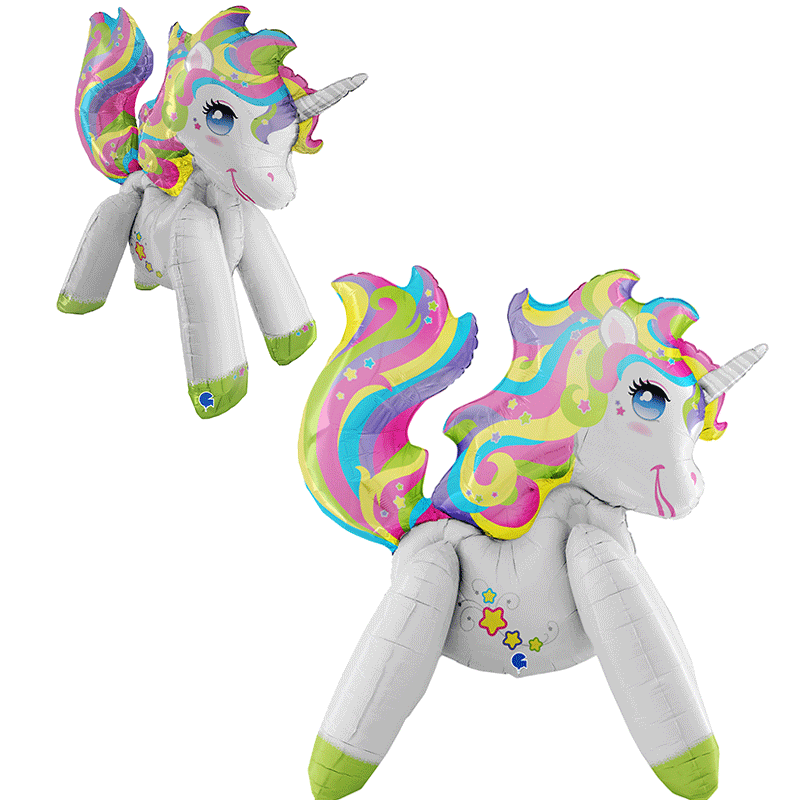 [PMS72090] Ballon Aluminium 3′ 90CM Joignable LICORNE
