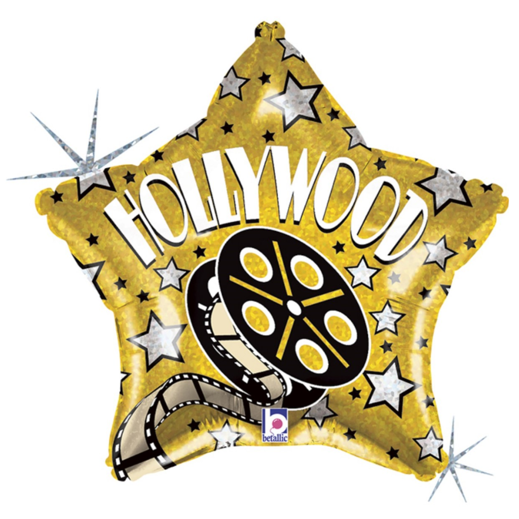 [PMS85375] Ballon Alu Etoile Hollywood 19"