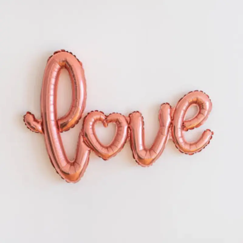 Ballon "Love" rose gold - 119 cm 