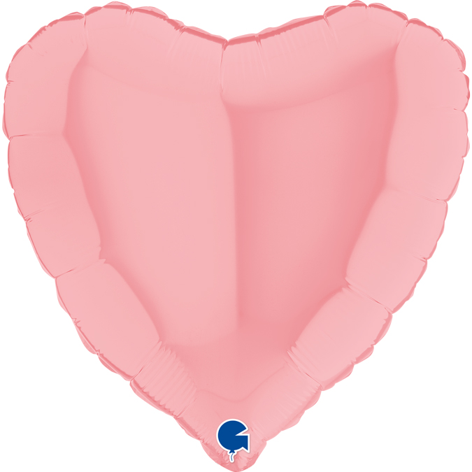 [ABCG360M03PK] Ballon Alu Coeur Rose Matte 91 cm - Grabo