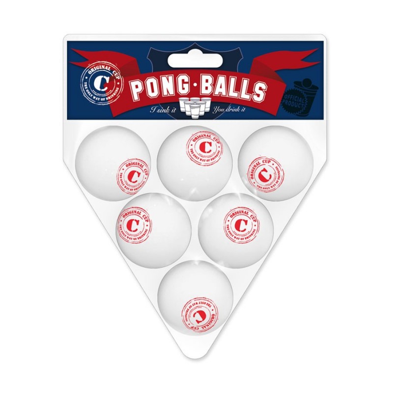 [ORIBALLSX6] 6 Balles de Beer Pong