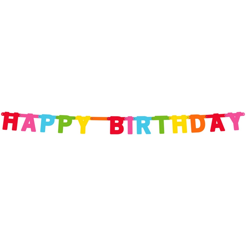 [FOL65482] Guirlande Happy Birthday