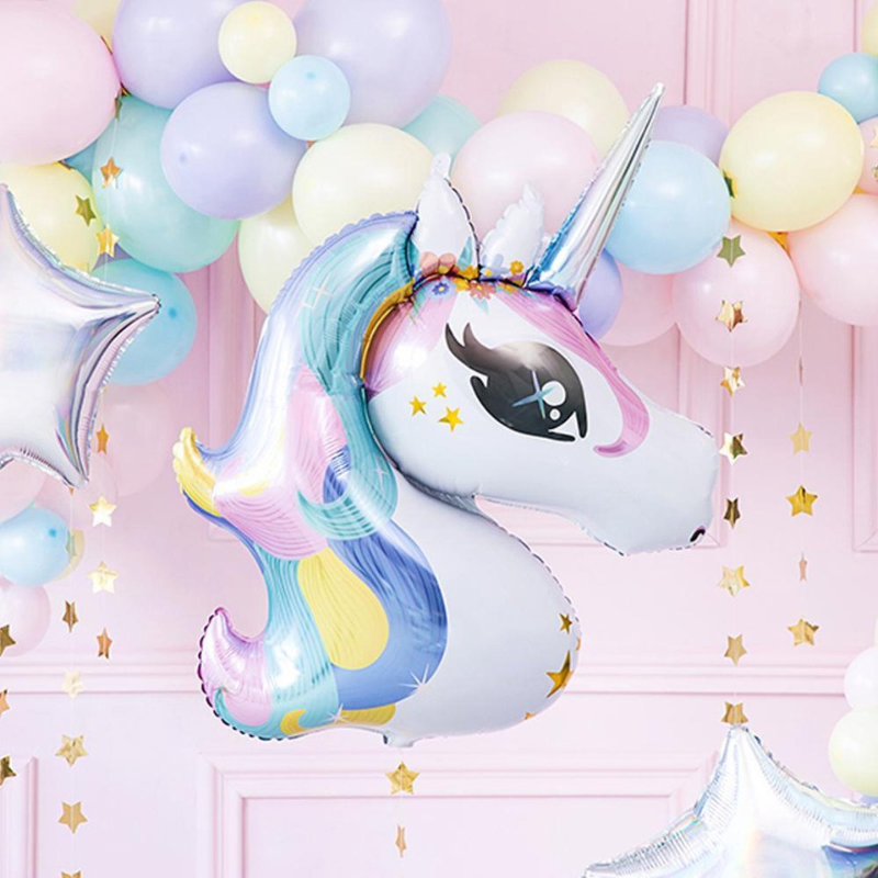 [PARFB74] Ballon tête de Licorne 90 cm