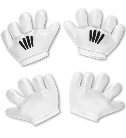 [WID04119] Gants blancs de dessin animé