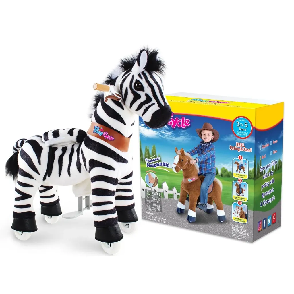 [PON06] Pony Cycle Zèbre 3-5 ans