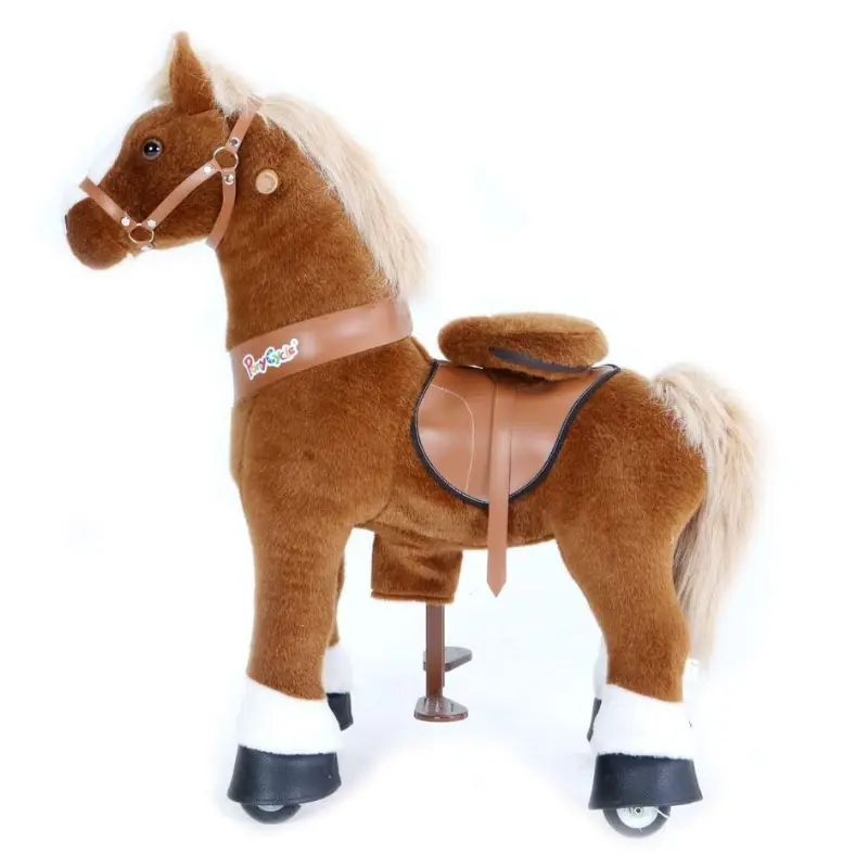 [PONU324] Pony Cycle Cheval Brun Clair 3-5 ans