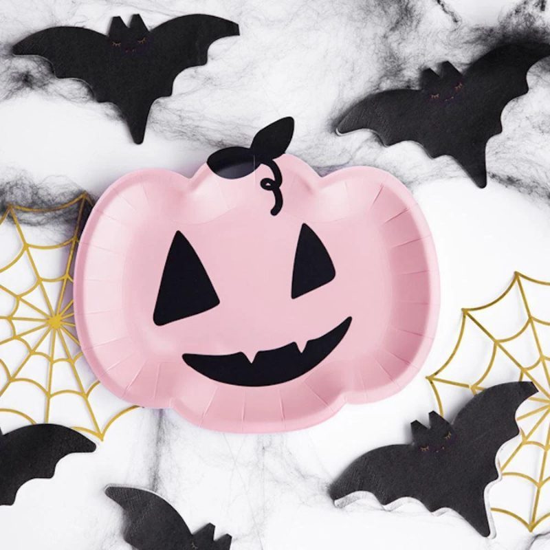 [PARTPP62] Pink Pumpkin Plates