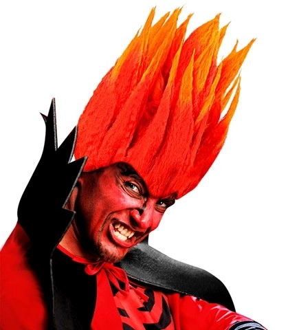 [WID6153D] Devil Wig Flame Effect