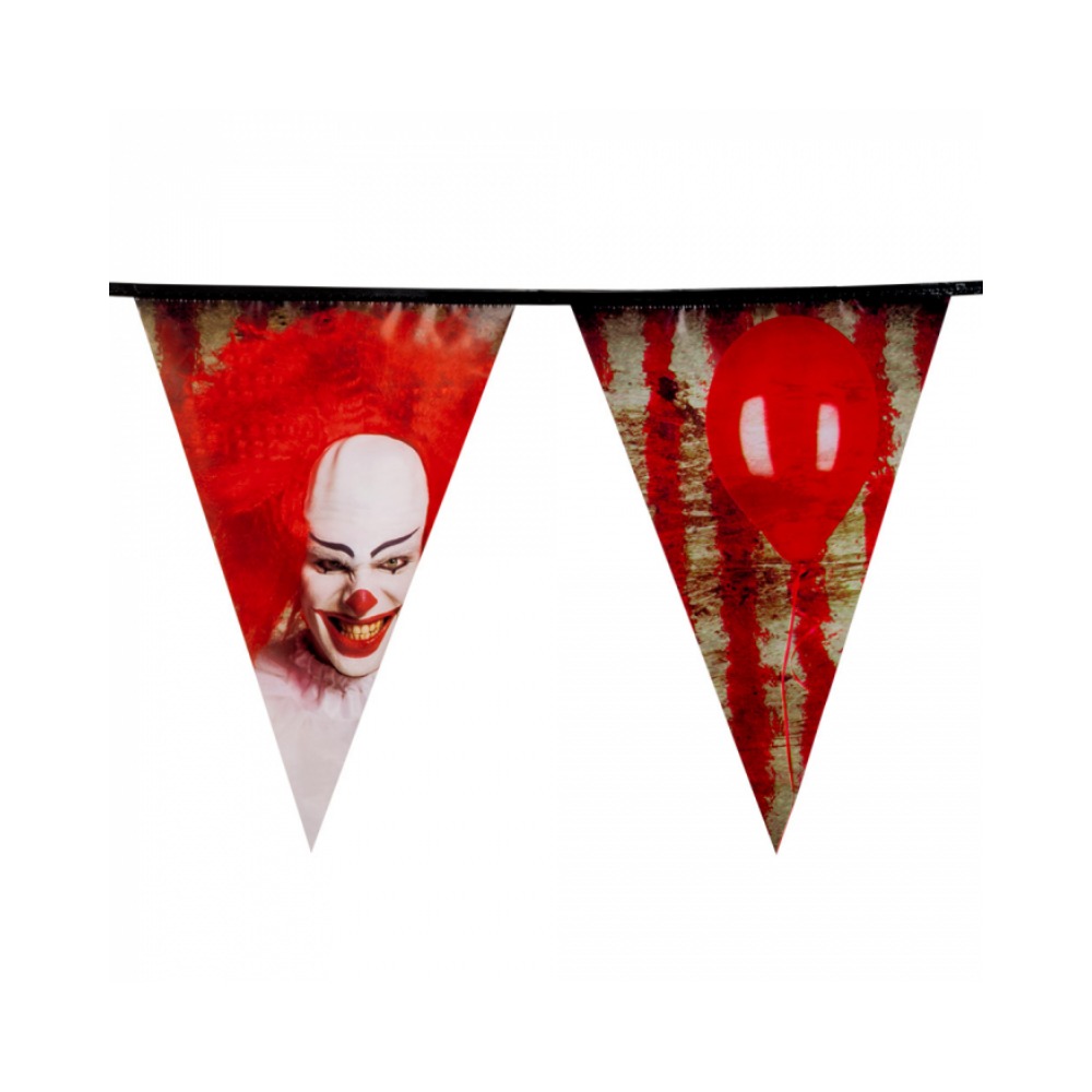 [BOL72350] Guirlande 'Clown film d'horreur'