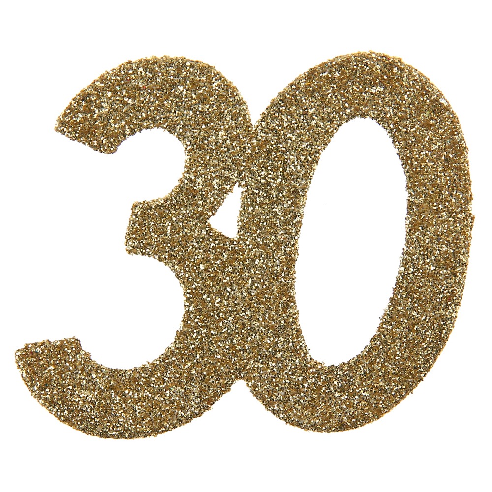 [SAN4604/30] Confettis 30 ans paillettes or