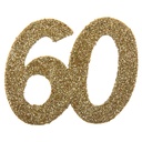 Confetti 60 years glitter gold
