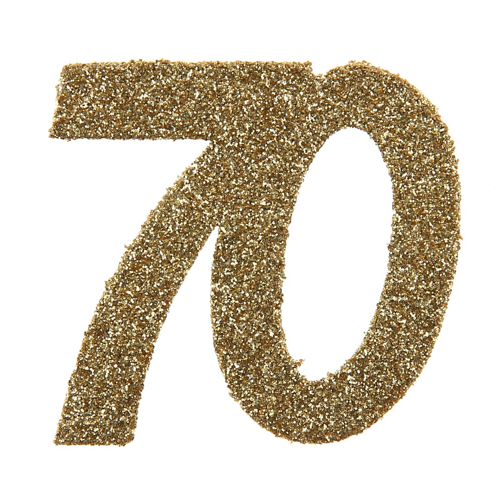 [SAN4604/70] Confettis 70 ans paillettes or